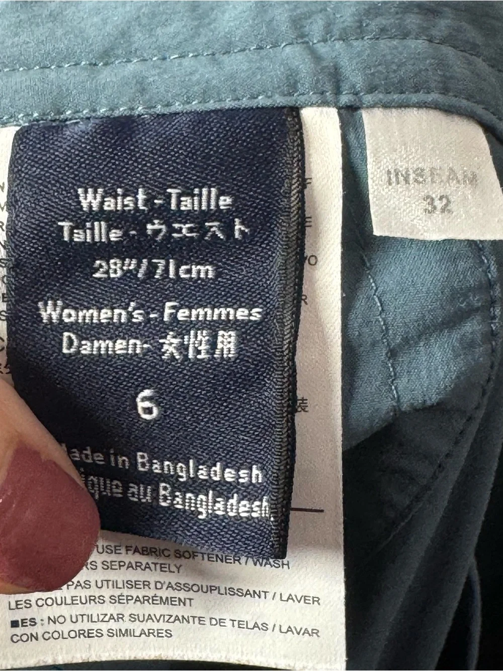 Arcteryx Parapet Trail Pants Women's 6 Blue Hiking Outdoors Gorpcore Low Rise - Picture 10 of 11